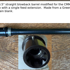 New 8.5″ CMMG RDB compatible barrel or for use with a ‘bolt action’ build