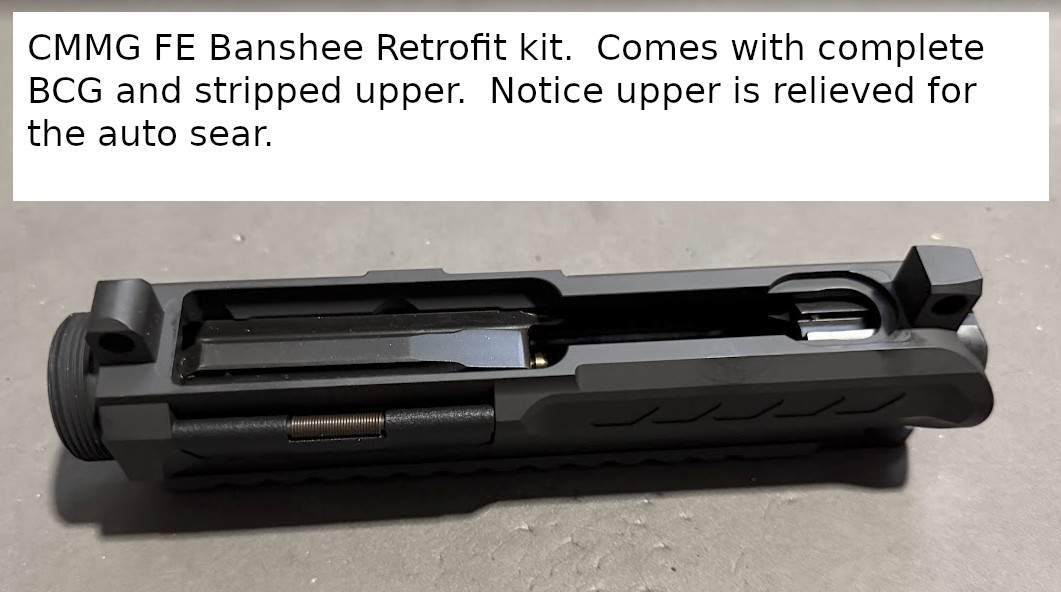 Arizona Regulator with CMMG RDB 9mm SBR PCC > Rate of Fire Triggers ...