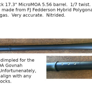 New old stock 17.3" MicroMOA rifle length gas 5.56 barrel