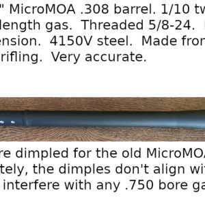New old stock 18" MicroMOA rifle length gas .308 barrel