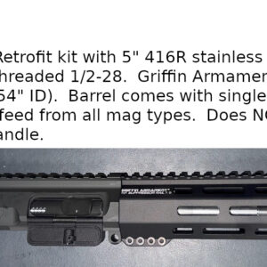 CMMG FE Banshee w/ 5" SS barrel and 7.5" Griffin Armament SR rail