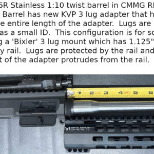 CMMG FE Banshee w/ 8" 3 lugged barrel and Griffin Low Pro rail