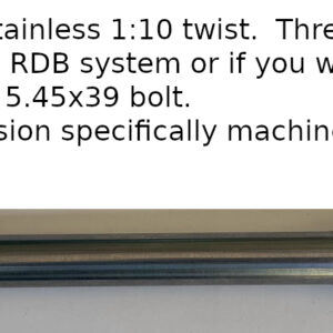 New 9mm 10.5″ CMMG RDB compatible barrel or for use with a ‘bolt action’ build