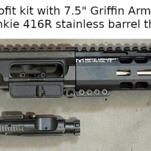 CMMG FE Banshee w/ 8" 416R stainless barrel and 7.5" Griffin Armament rail