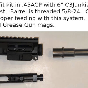 45ACP CMMG FE Retrofit kit with 6" 416R stainless barrel