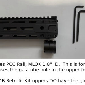 HBIndustries 8" PCC suppressor ready rail MLOK